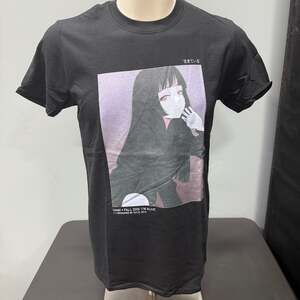 UMAI I'm Alive Black T-Shirt with Anime Girl Graphic